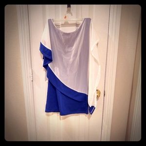 Color Block Asymmetric Spring Dress